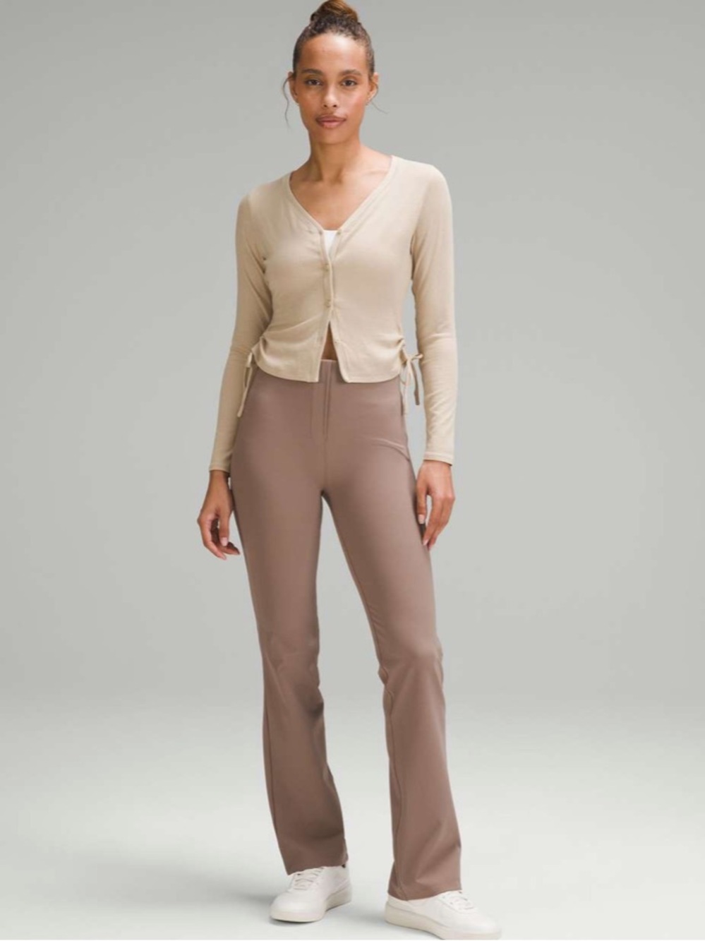 Lululemon Smooth Fit Pull-On High-Rise Pant *Regular Taupe size 6 - Picture 3 of 16